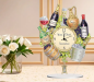 Preview: Diamond Painting Funkelndes DIY-Diamant-Malerei-Uhr-Set